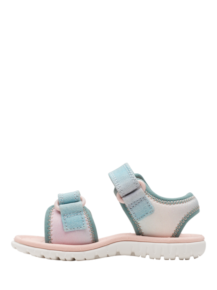 Clarks Kids' Surfing Tide Sandals - view 2, Pink/Blue