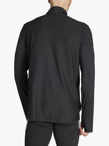 adidas Own The Run Half Zip Top - view 2, Black