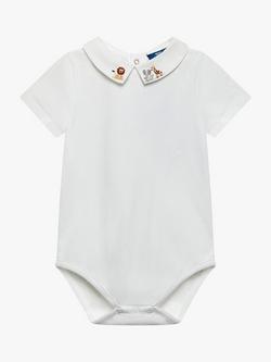 Trotters Baby Augustus & Friends Jersey Bodysuit, White, White