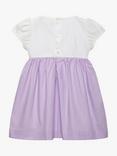 Trotters Baby Rose Hand-Smocked Dress, Lilac