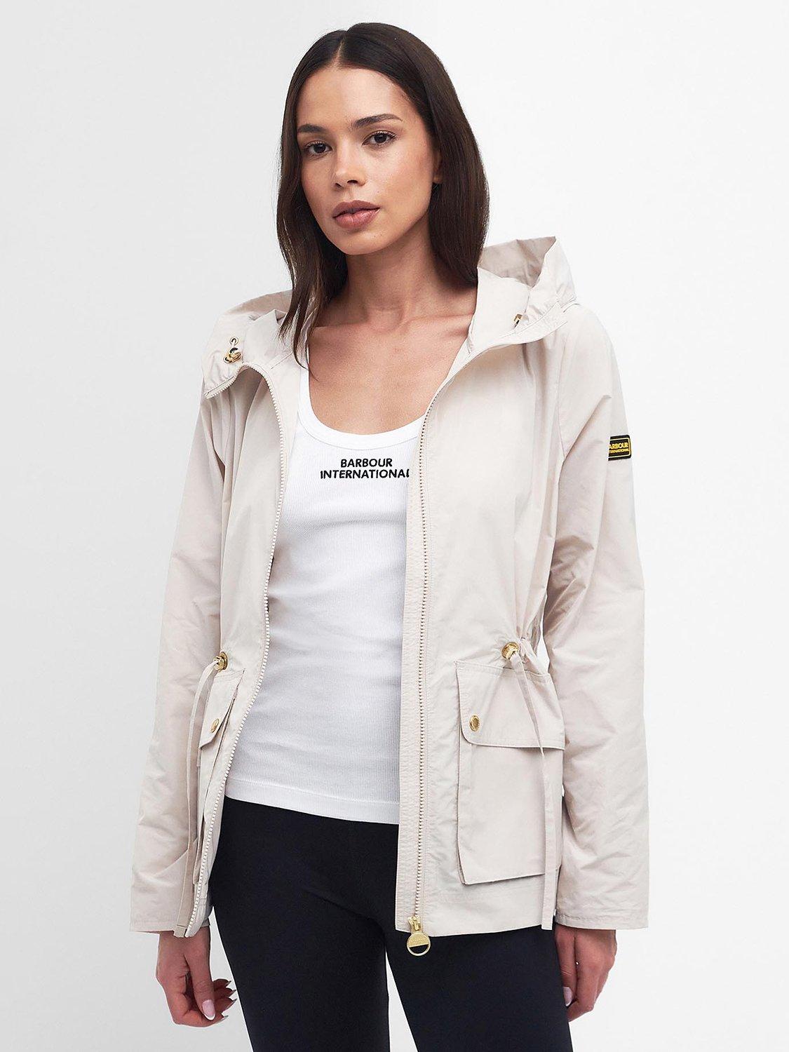 Barbour International Walker Showerproof Jacket, Blanc