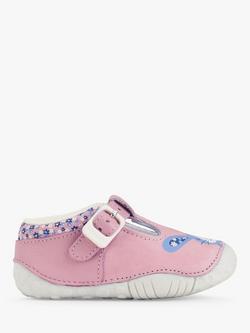 Start-Rite Baby Little Paws T-Bar Buckle Pre Walker Shoes, Pink Nubuck, Pink Nubuck