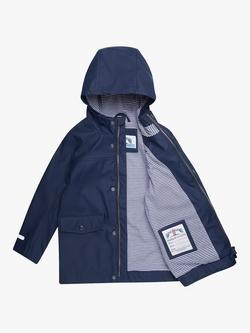Trotters Kids' Waterproof Rain Mac - view 2, Navy