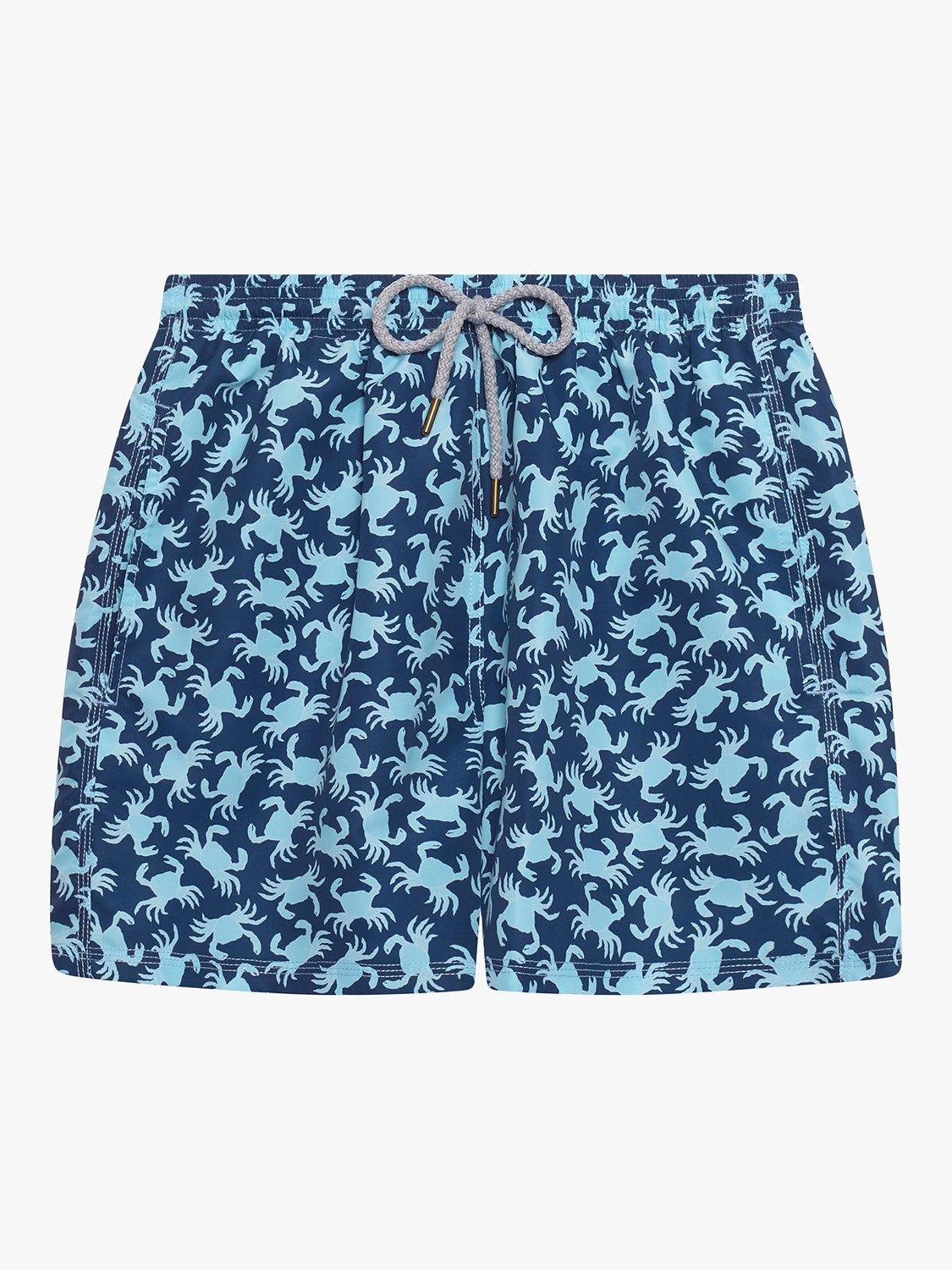 Product image 1 of 2, which shows Trotters Crab Swim Shorts, Navy/Aqua, L