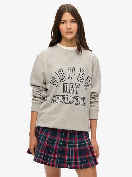 Superdry Mid Rise Check Mini Skirt - view 2, Blue/Red