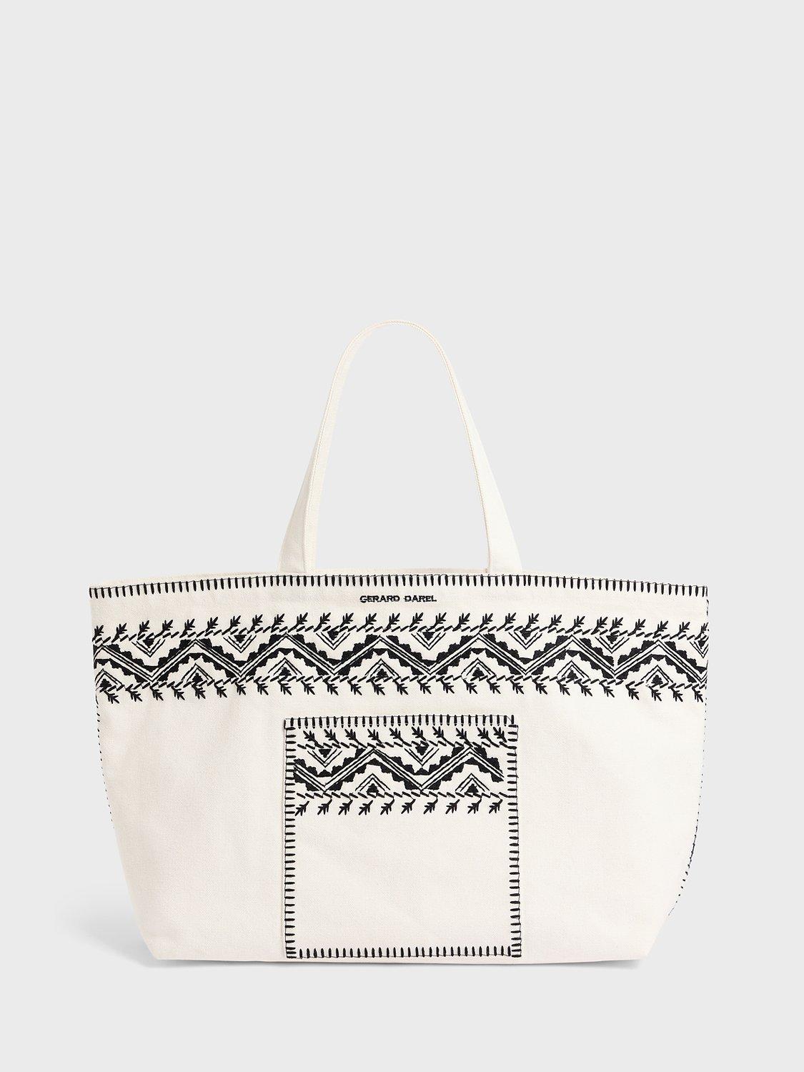 Gerard Darel Lolita Tote Bag, Ecru, One Size