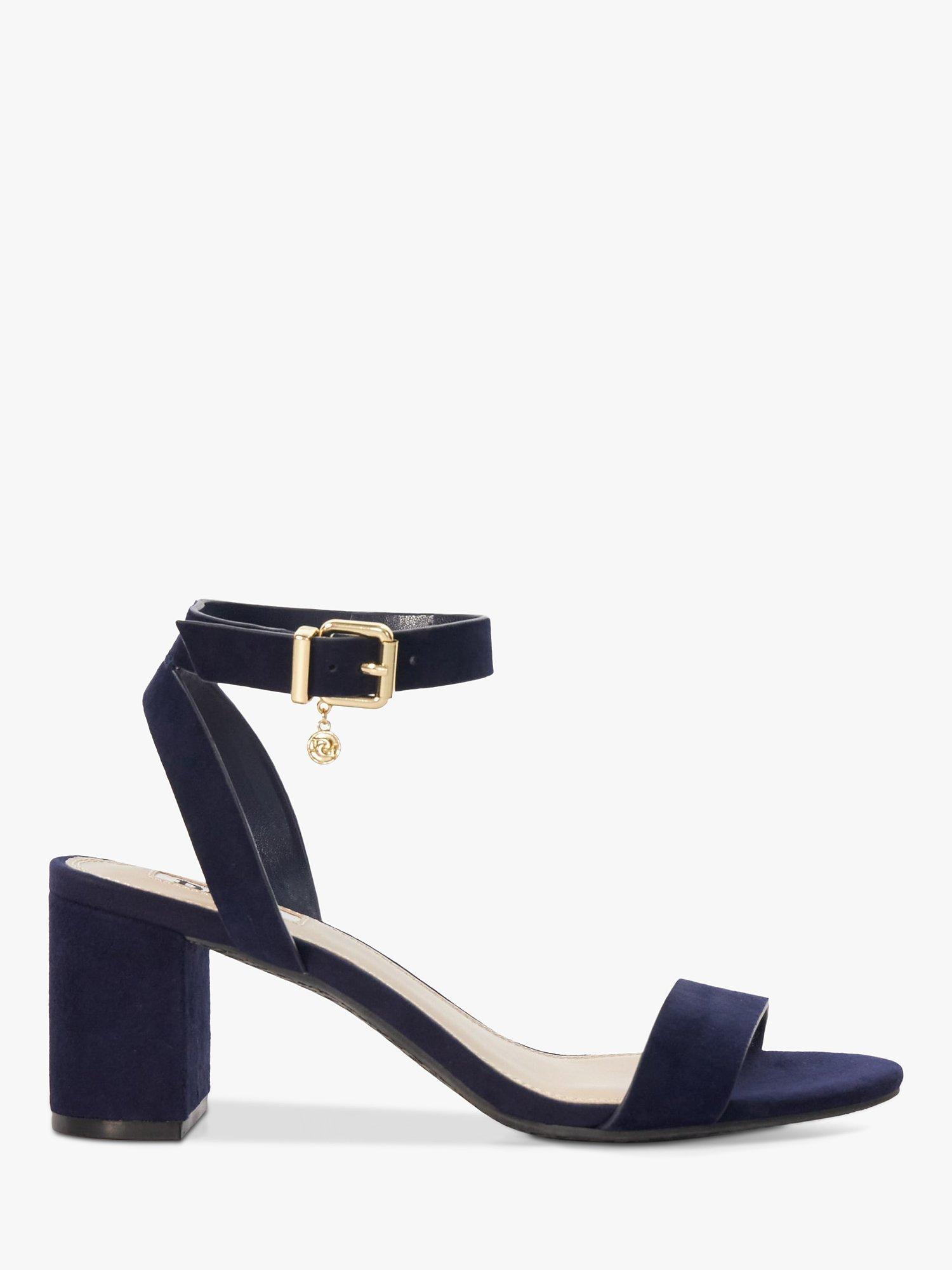 Dune black block heel sandals best sale