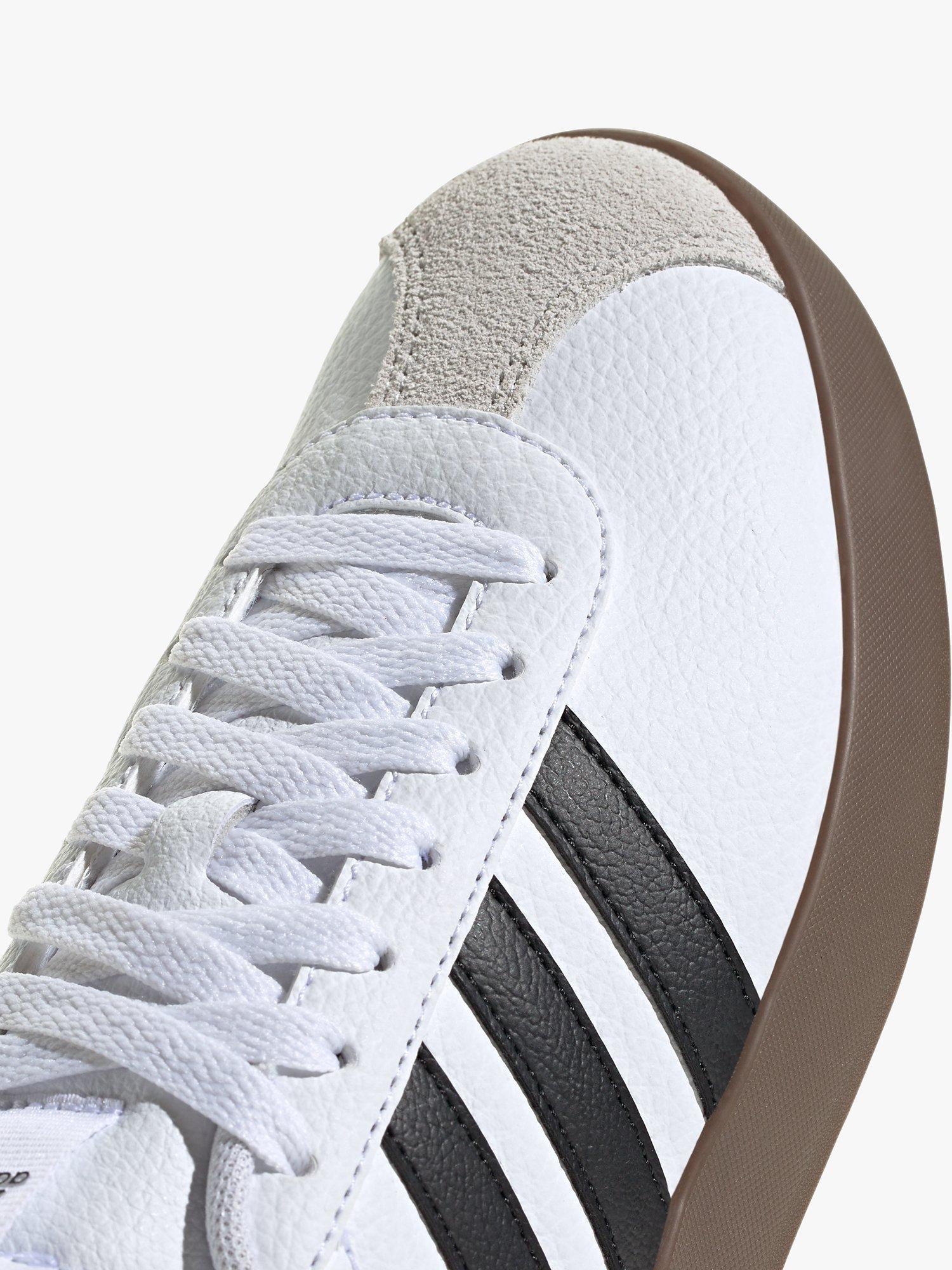 Product image 7 of 9, which shows adidas VL Court Contrast Sole Trainers, White/Black, 5