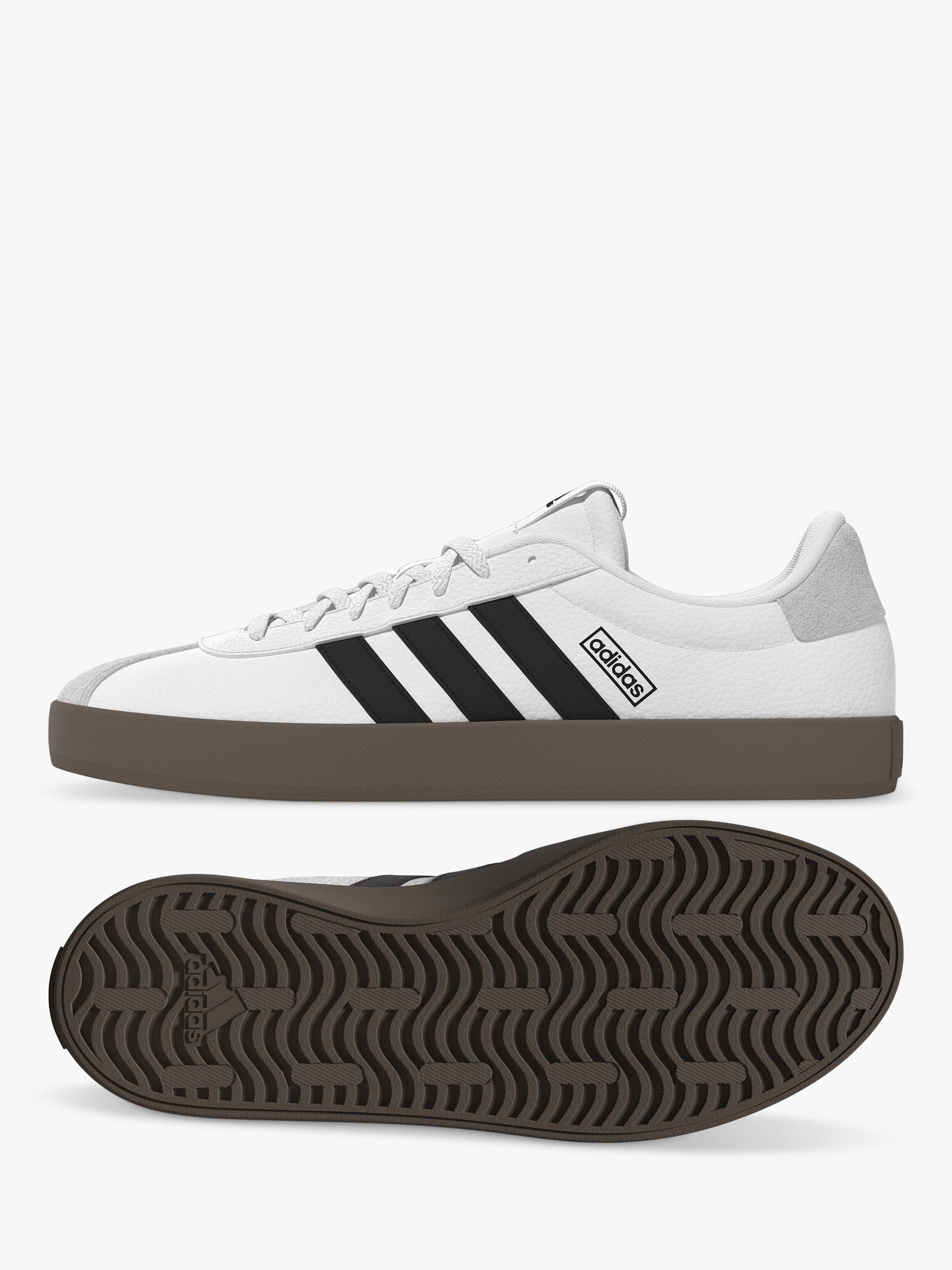 Product image 9 of 9, which shows adidas VL Court Contrast Sole Trainers, White/Black, 5
