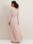 Phase Eight Alecia Pleated Maxi Dress, Antique Rose