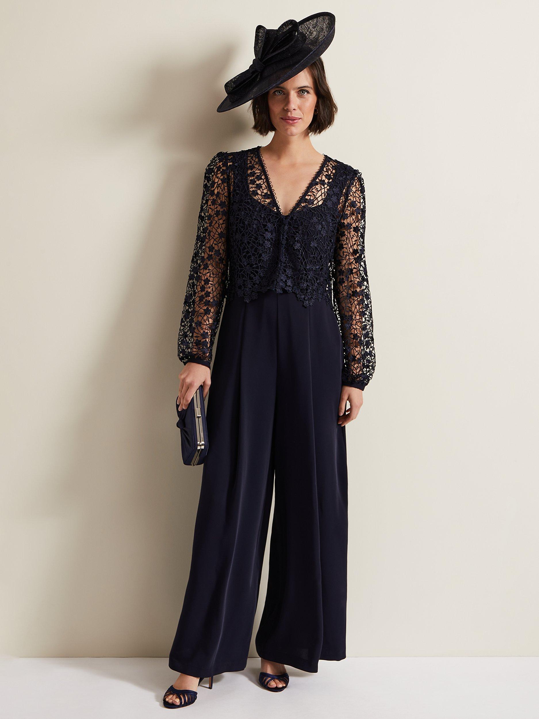 Overlay jumpsuit with sleeves online