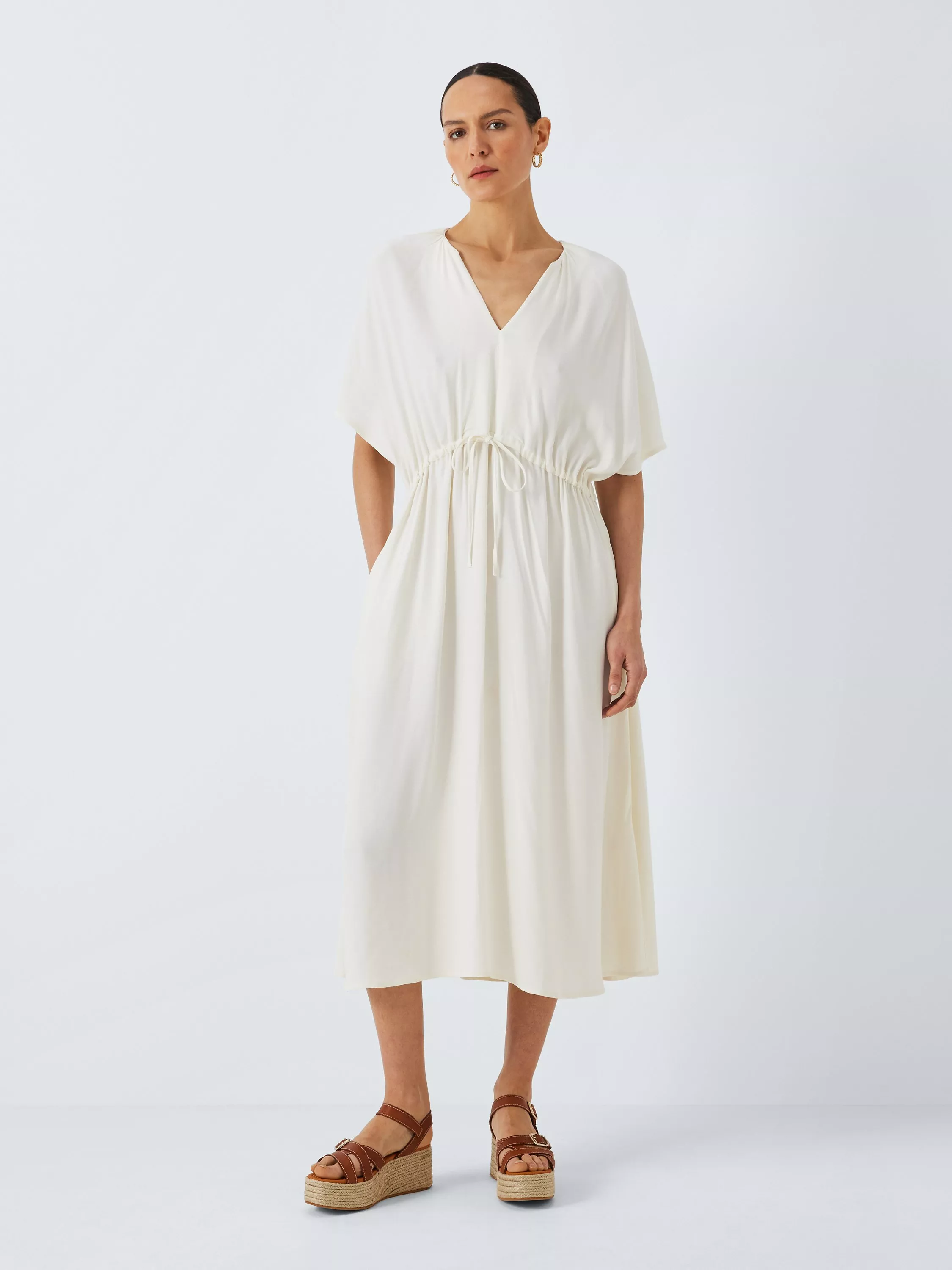 John lewis white dress top