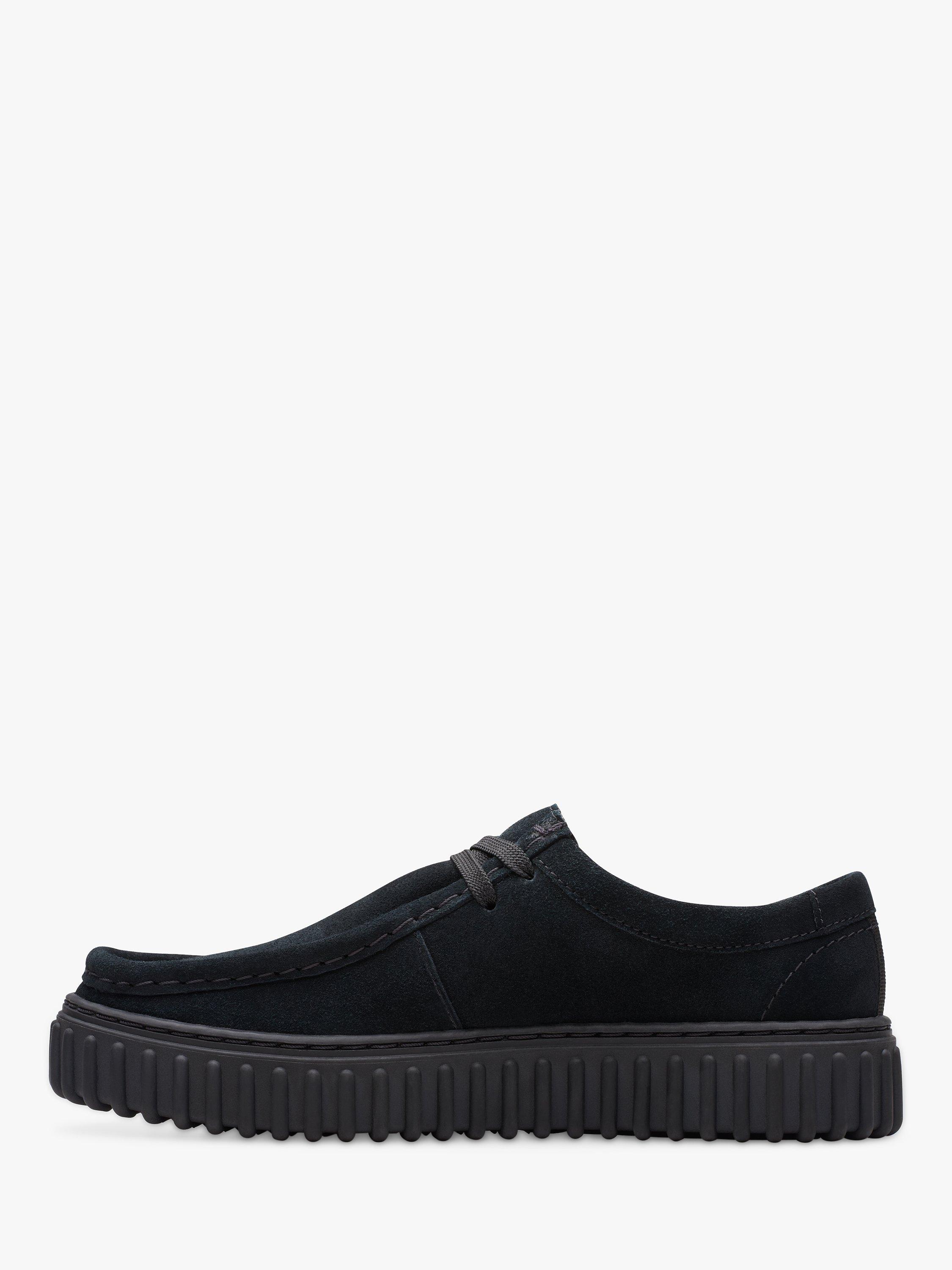 Product image 2 of 7, which shows Clarks Kids' Torhill K Suede Loafers, Black, 13G Jnr