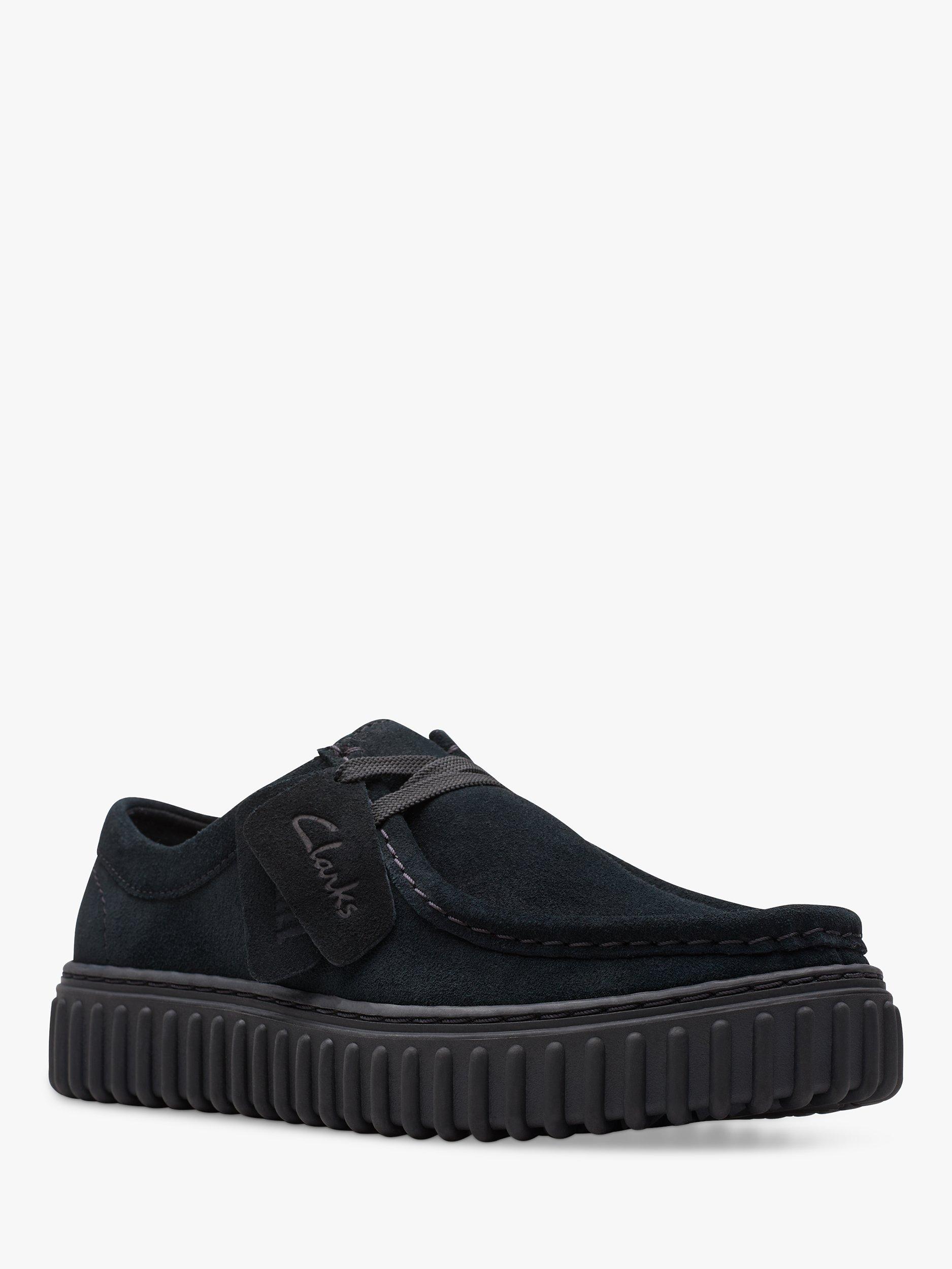 Product image 7 of 7, which shows Clarks Kids' Torhill K Suede Loafers, Black, 13G Jnr