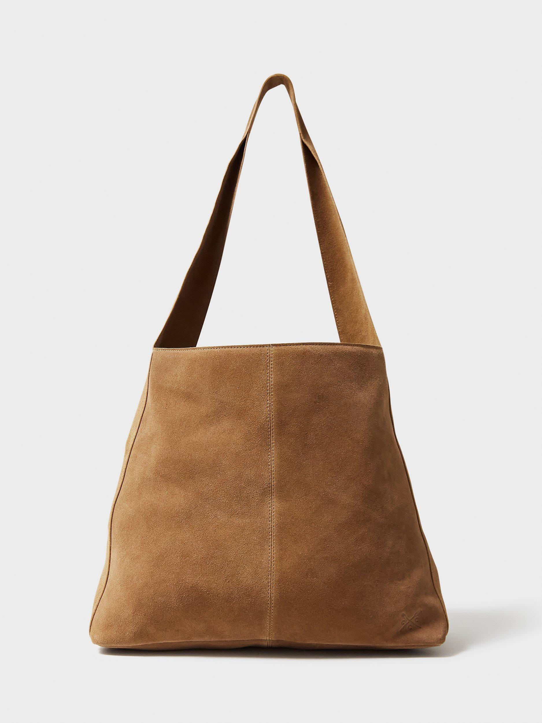 Crew Clothing Hobo Leather Tote Bag, Tan