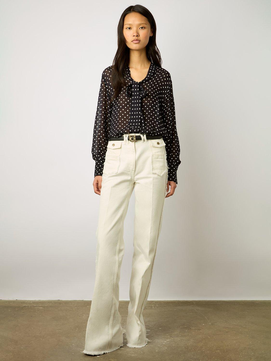 Gerard Darel Apolline Blouse, Navy