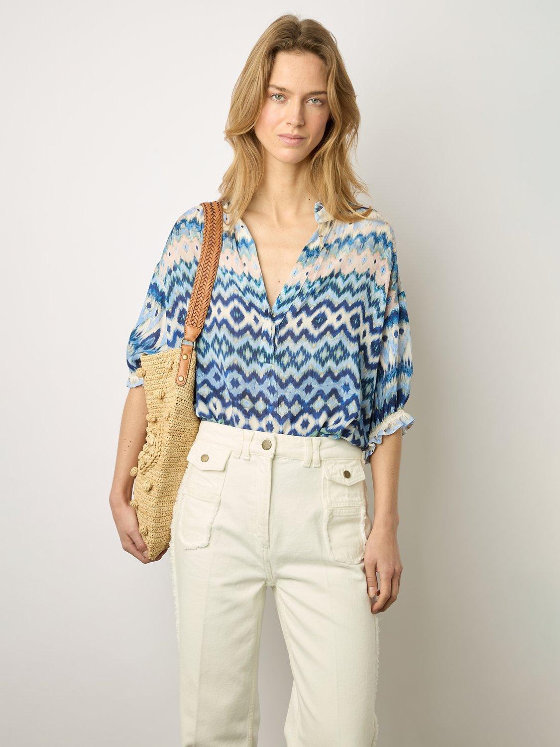 Gerard Darel Aniella Blouse, Indigo