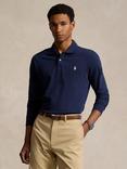 Ralph Lauren Tailored Fit Performance Polo Shirt, Navy