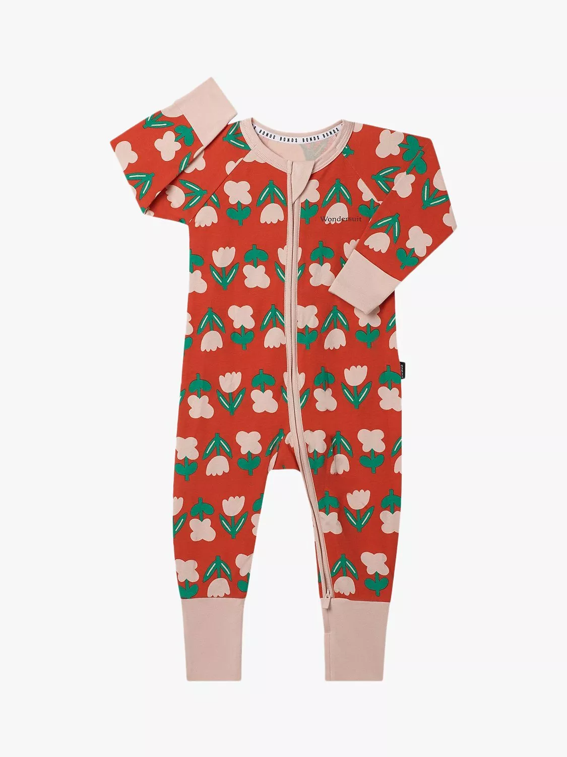 Bonds Baby Zippy Print Zip Through Wondersuit Tulip Multi