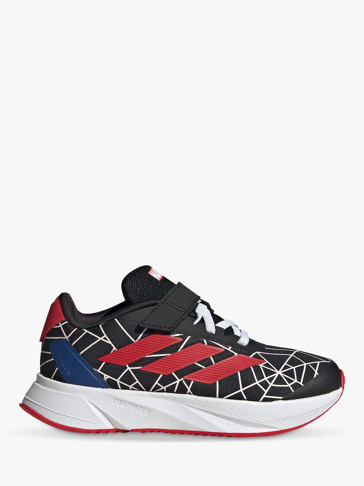 adidas Kids Duramo Marvel Spiderman Trainers Black Red