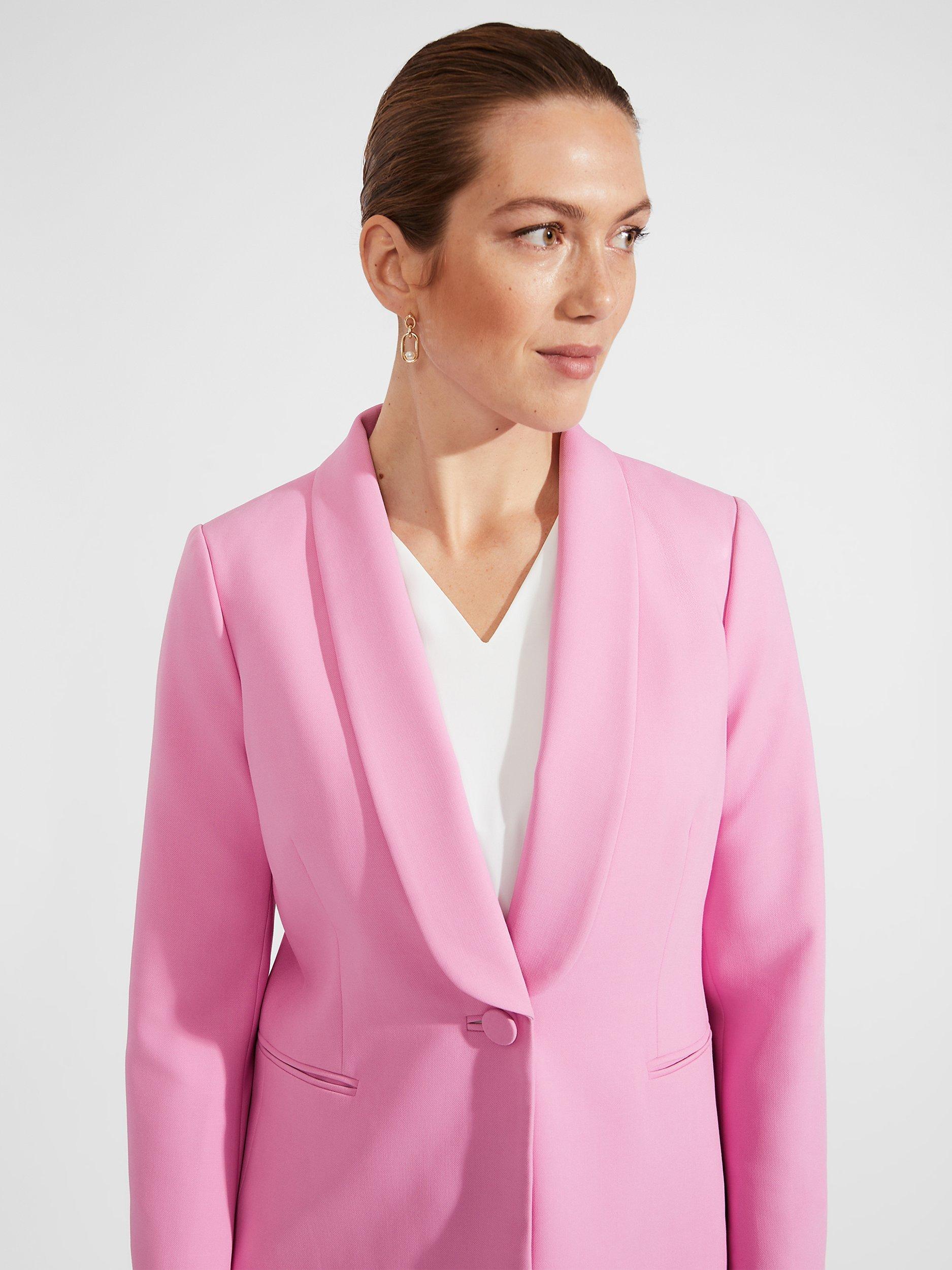 Hobbs Felicity Jacket, Pink, 10