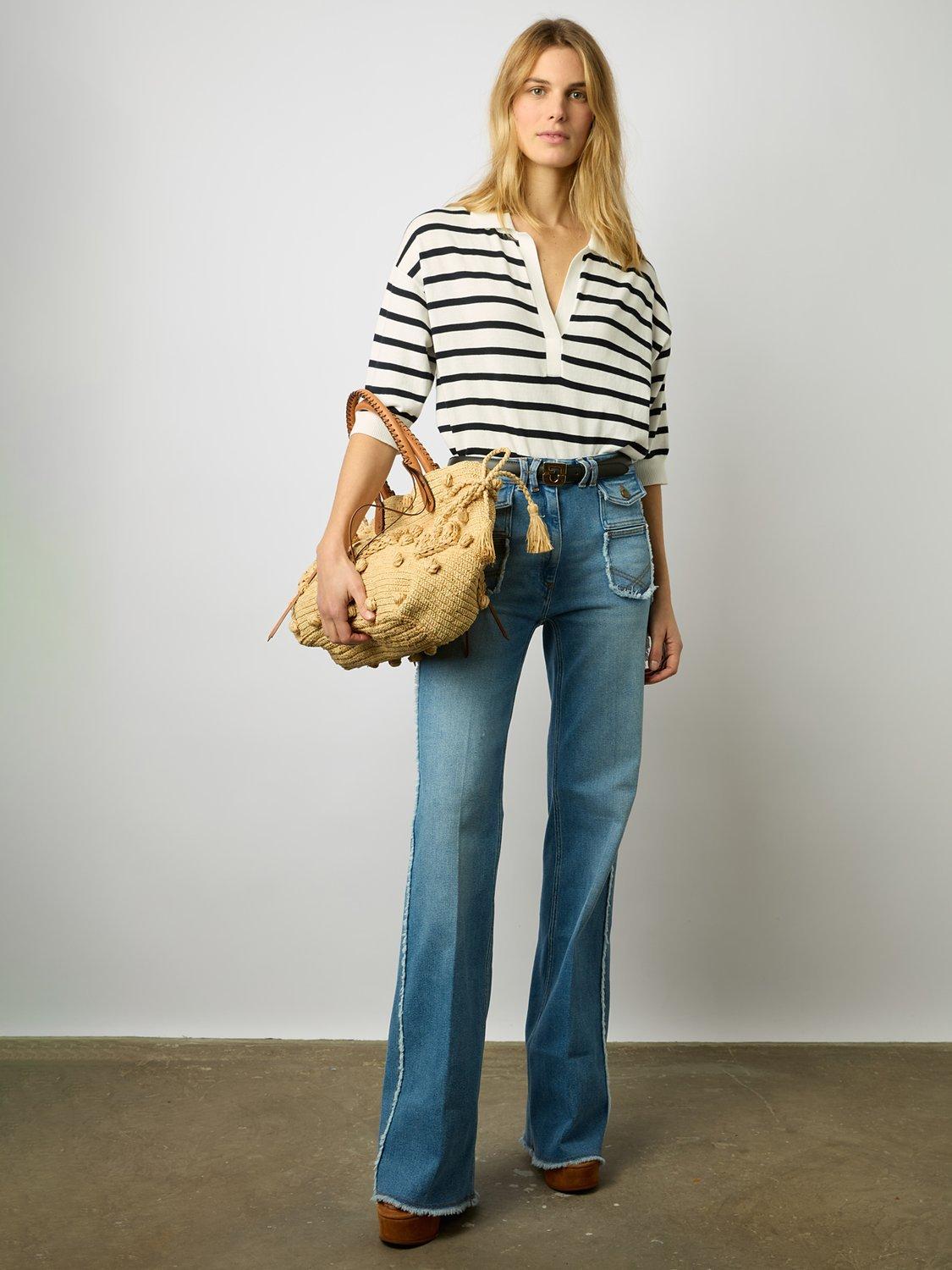 Gerard Darel Latefa Cotton Top, White