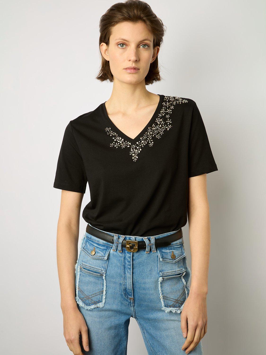 Gerard Darel Malie Embellished T-Shirt