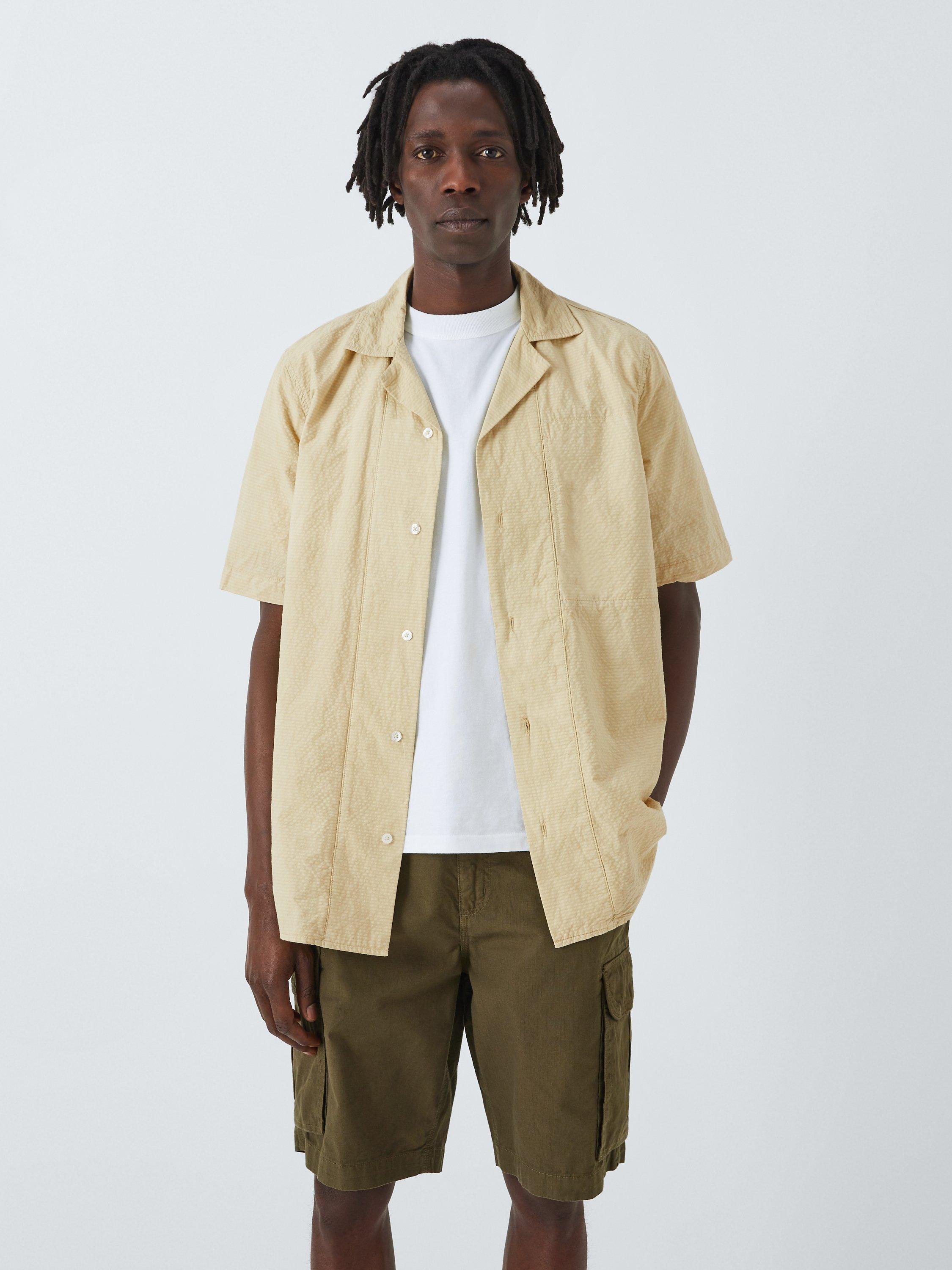 Armor Lux Chemise Short Sleeve Shirt, Pale Olive