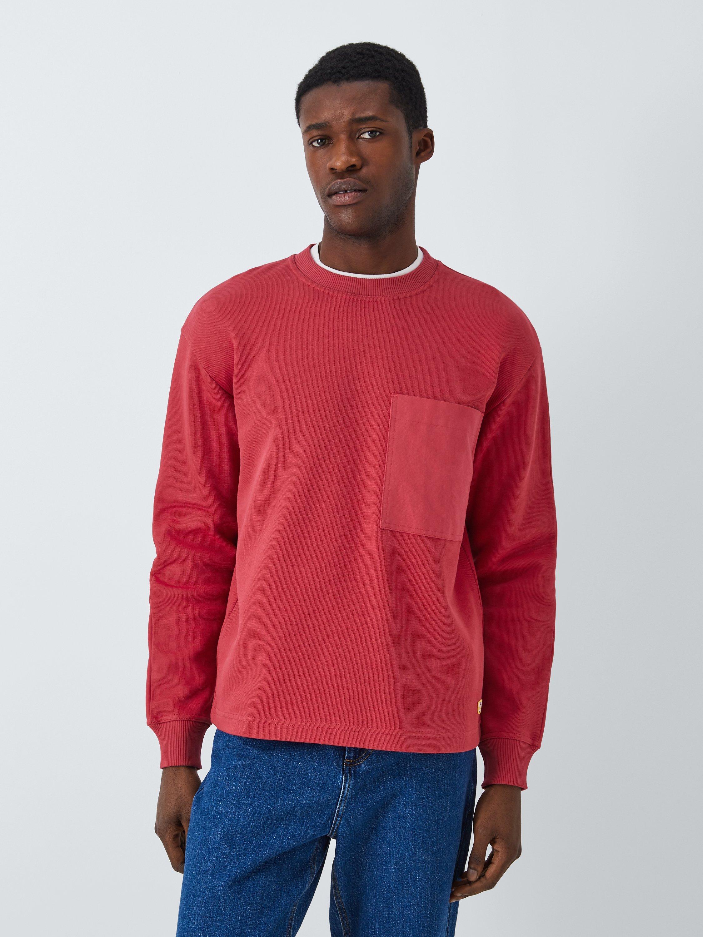 Armor Lux Heritage Crew Neck Sweatshirt, Cardinal