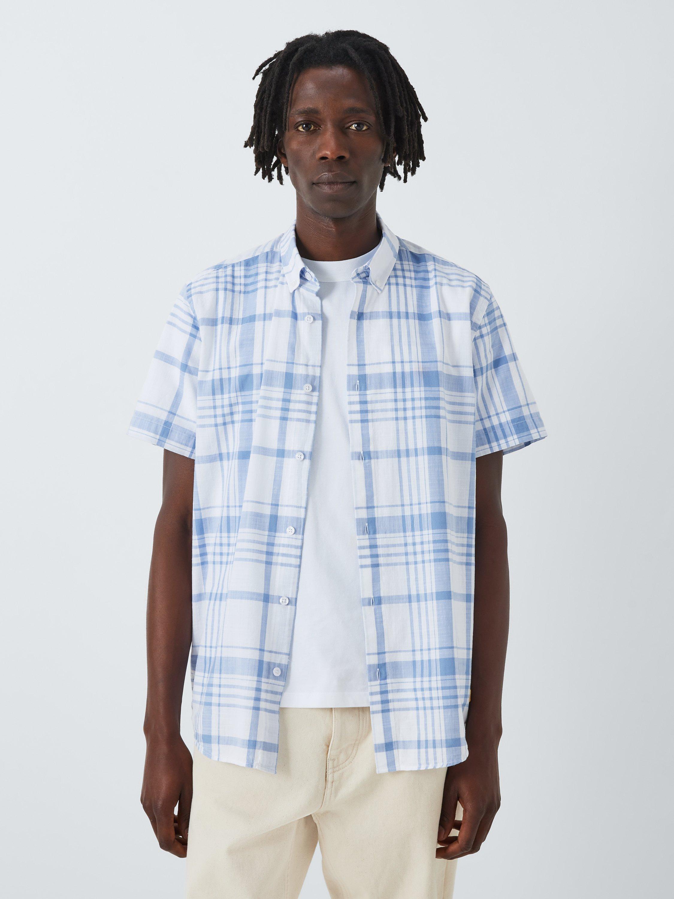 Armor Lux Chemise Heritage Check Shirt, Carreaux Blue