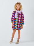 Olivia Rubin Kids' Polly Rainbow Check Dress, Multi