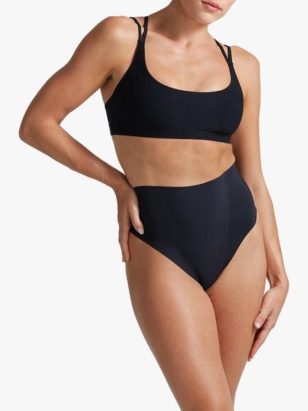 Commando Zone Smoothing Seamless Thong, Black