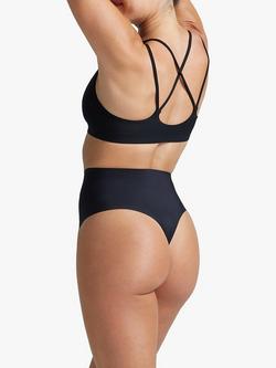 Commando Zone Smoothing Seamless Thong - view 2, Black