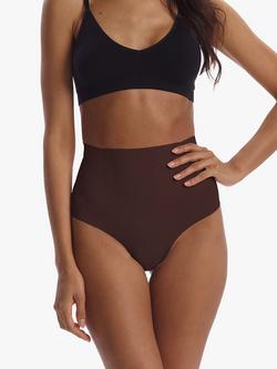 Commando Zone Smoothing Seamless Thong, Mocha