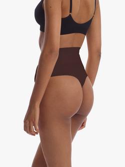 Commando Zone Smoothing Seamless Thong - view 2, Mocha