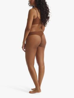 Commando Butter Mid-Rise Seamless Thong - view 2, Cinnamon