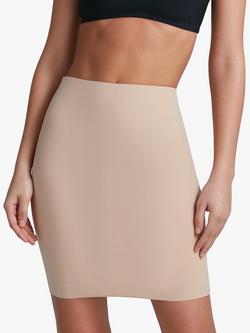 Commando Seamless Half Slip with Control Shorts, Beige