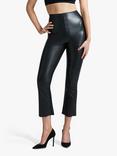 Commando Faux Leather Cropped Flare Leggings