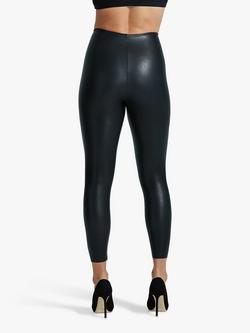 Commando 7/8 Faux Leather Smoothing Leggings, Black - view 2, Black