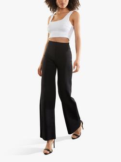 Commando Neoprene Smoothing Flared Leggings, Black, Black