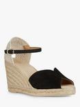 Geox Gelsa Suede Espadrille Wedge Sandals