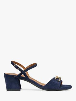 Geox New Eraklia Suede Sandals, Navy, Navy