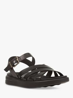 Geox Xand 2S Lightweight Breathable Leather Sandals - view 2, Black