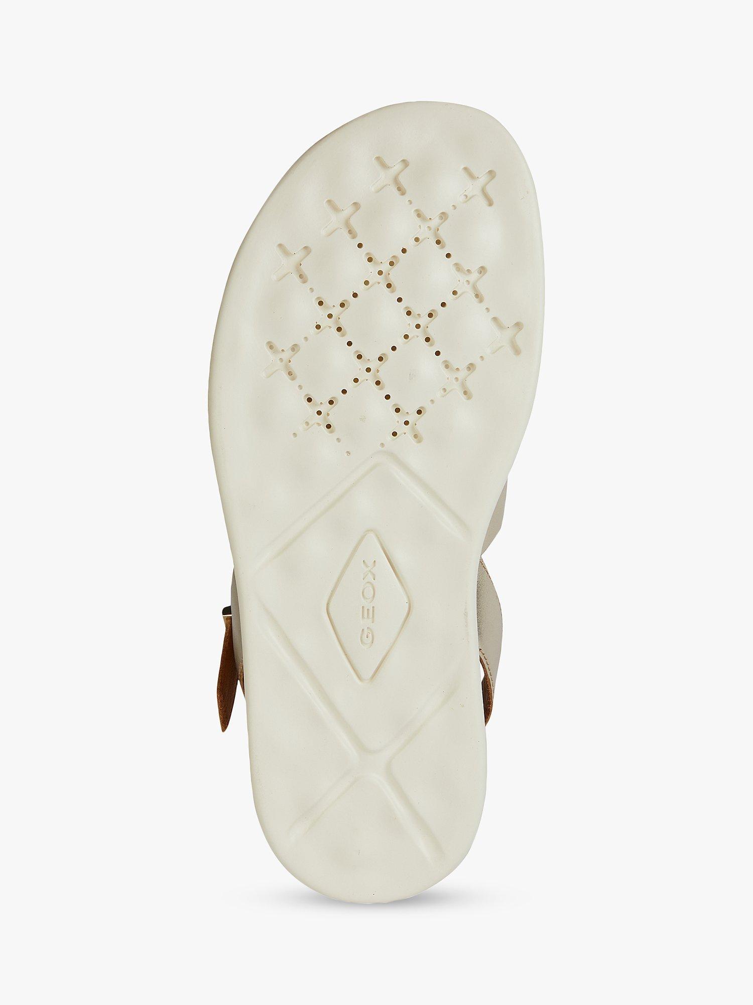 Product image 6 of 6, which shows Geox Xand 2S Lightweight Breathable Leather Sandals, Gold, EU36