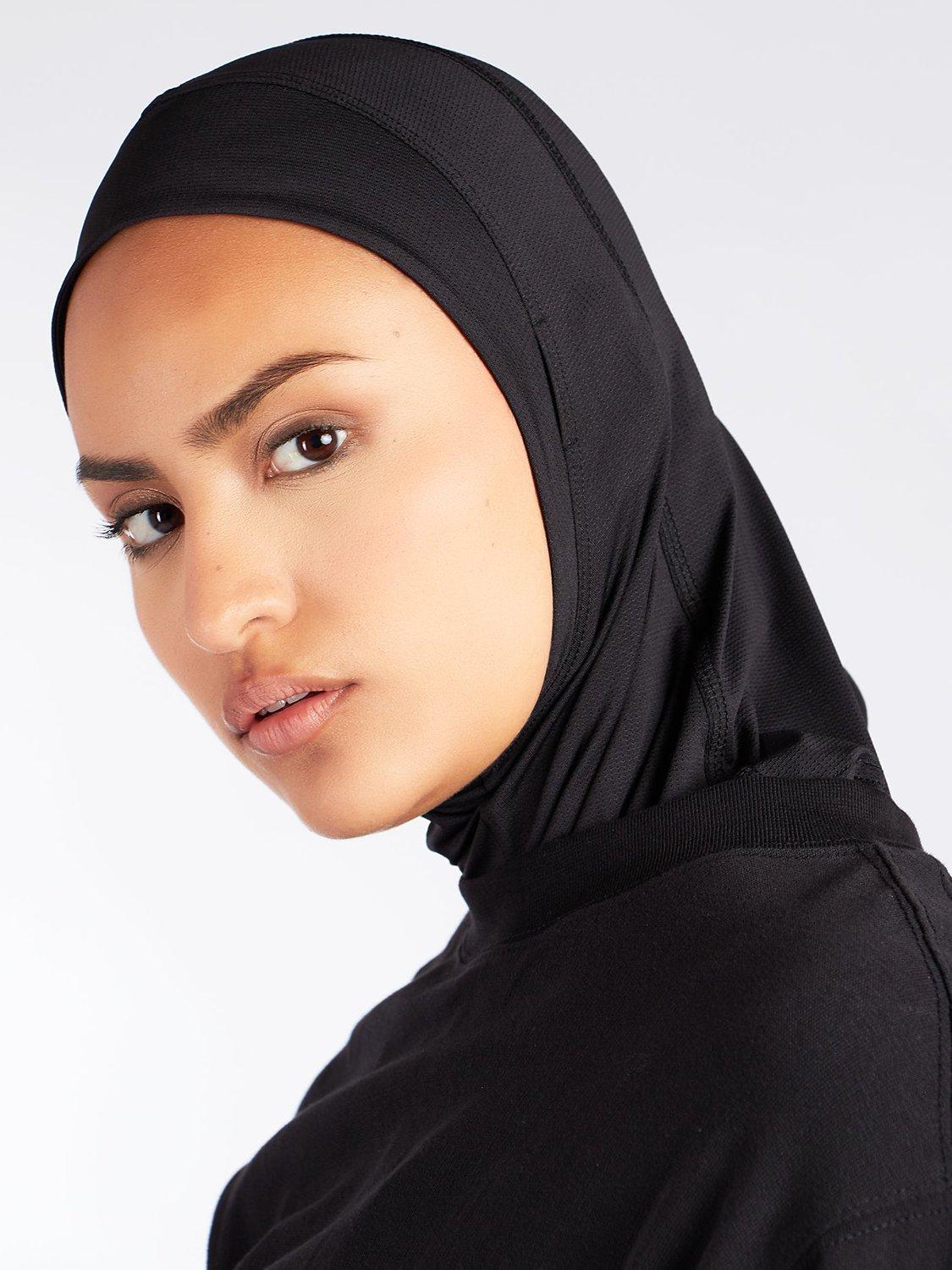 Aab Sports Hijab, Black, One Size