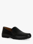 Geox Kosmopolis + Grip Leather Loafers, Black