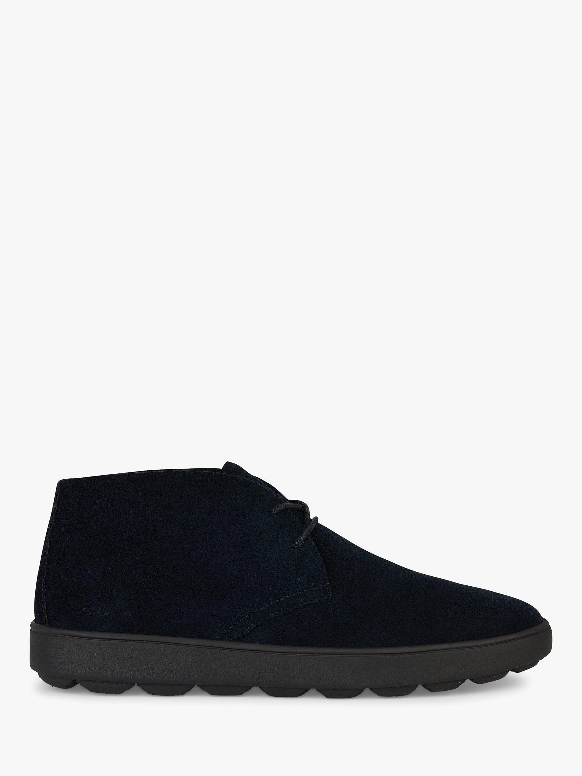 Product image 1 of 6, which shows Geox Spherica ECUB-1 Suede Shoes, Navy, EU39