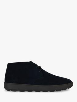 Geox Spherica ECUB-1 Suede Shoes, Navy