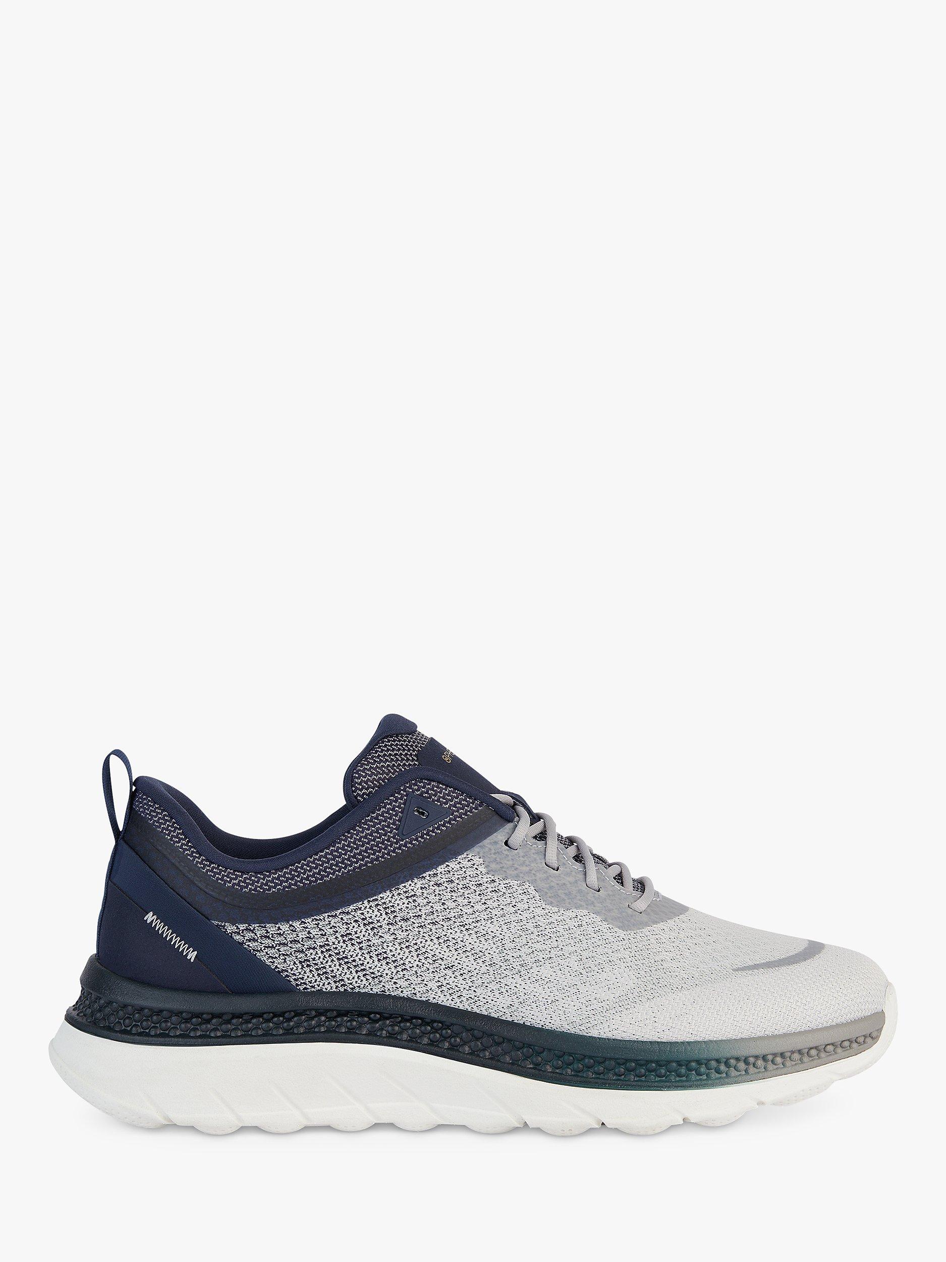 Geox Spherica Actif X Metropolitan Trainers, Lt Grey/Dk Avio     