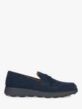 Geox Spherica EC10 Suede Loafers, Navy